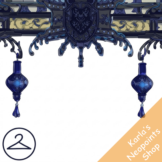 Dyeworks Midnight Blue: Shenkuu Entrance Garland