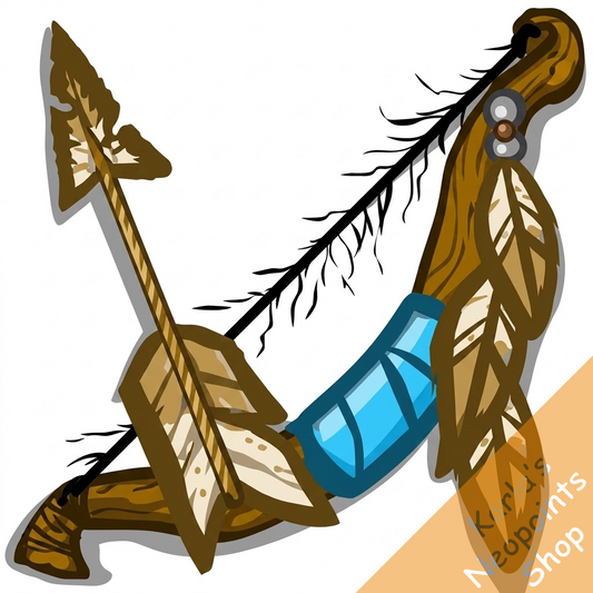 Feather Bow and Arrow