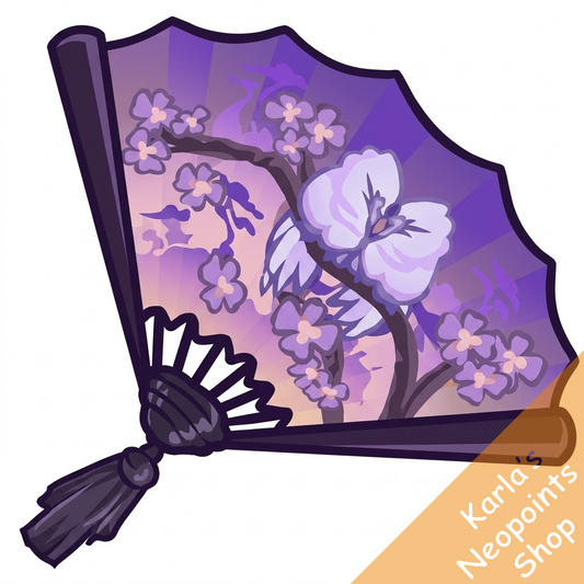 Dyeworks Purple: Shenkuu Handheld Fan