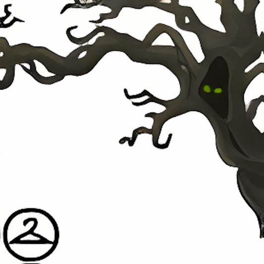 Haunted Woods Trees Foreground