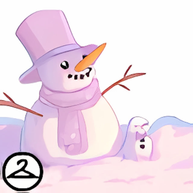 Pink Snowmen Foreground