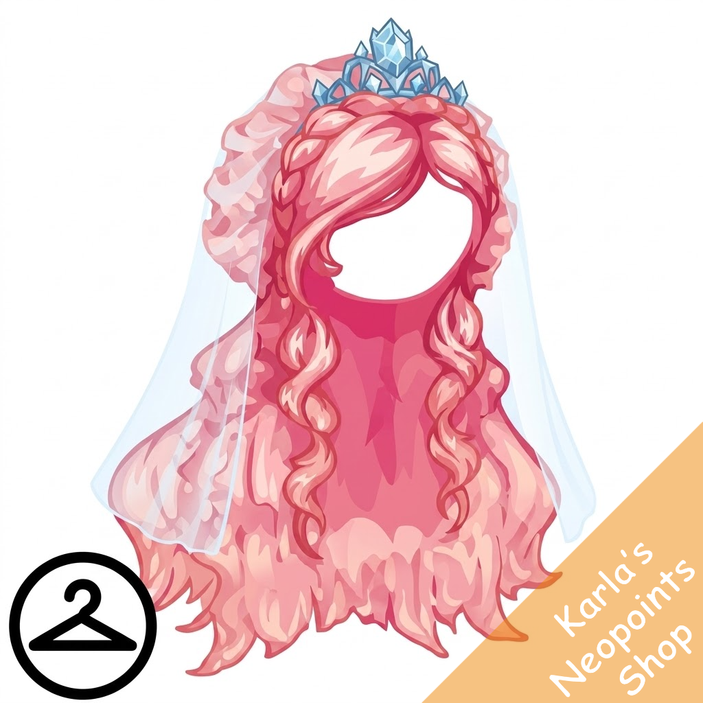 Fairytale Wedding Wig and Tiara