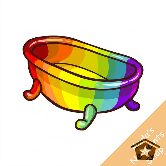 Rainbow Bath Tub