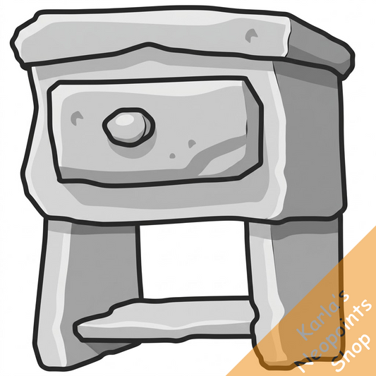 Stone Bedside Table