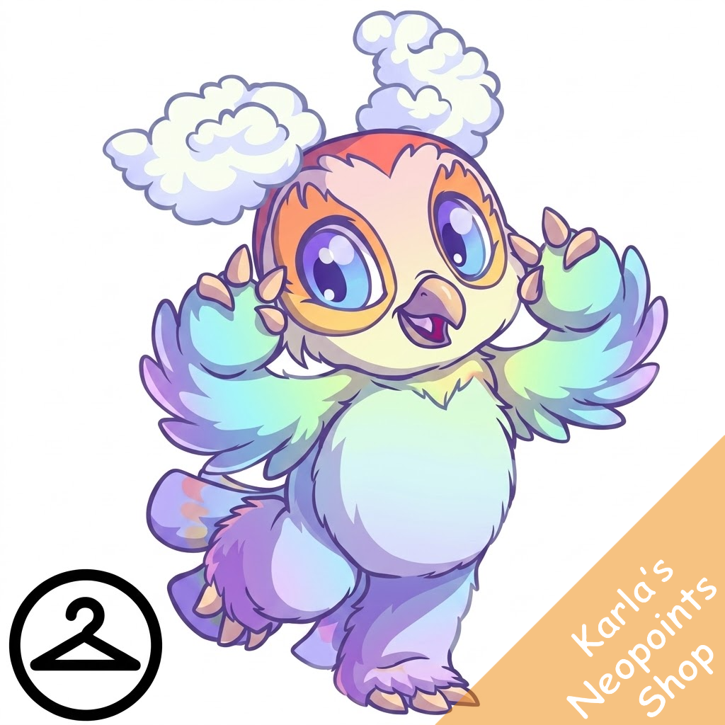 Prismatic Pastel: Adoring Rainbow Vandagyre