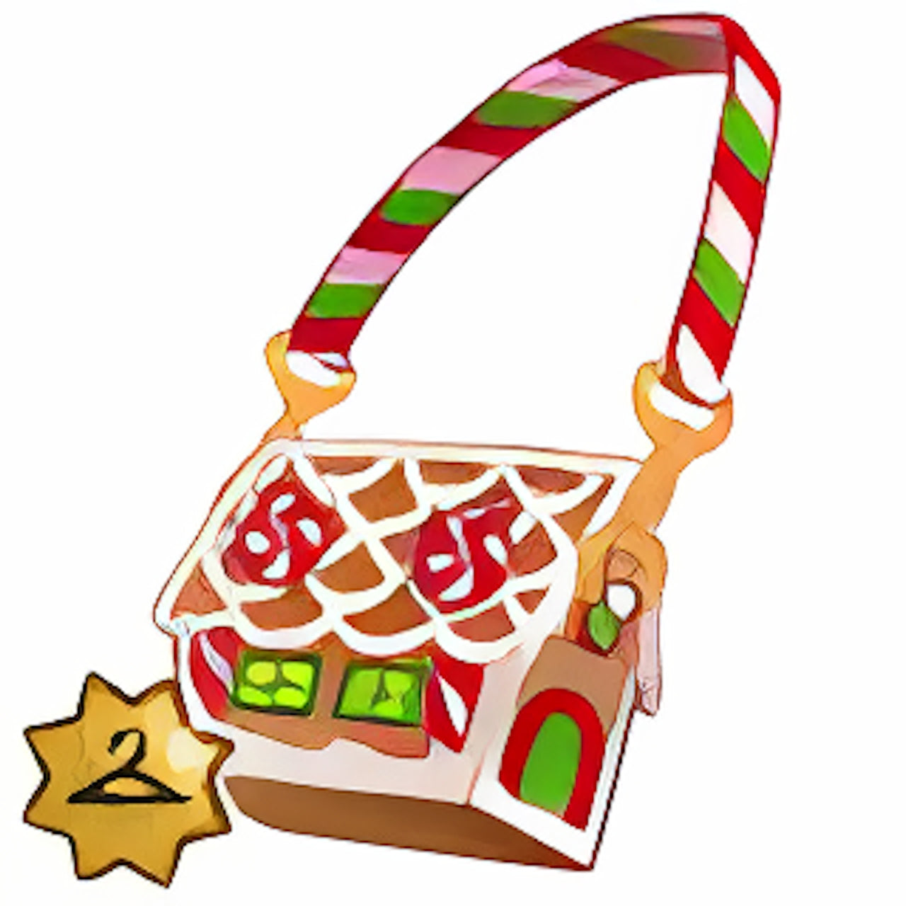 Gingerbread Home Purse