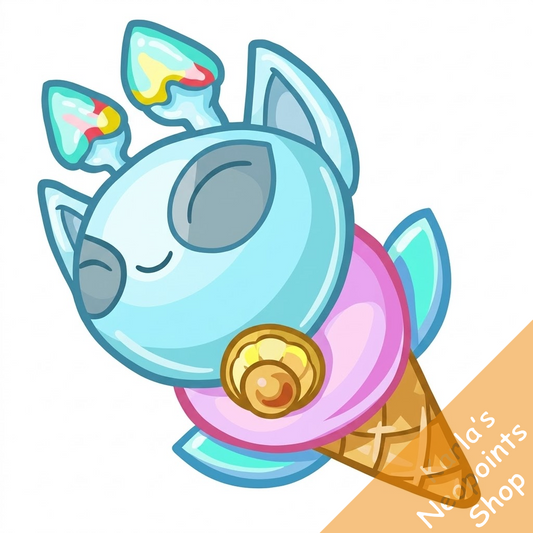Baby Aisha Bubble Gum Ice Cream Cone