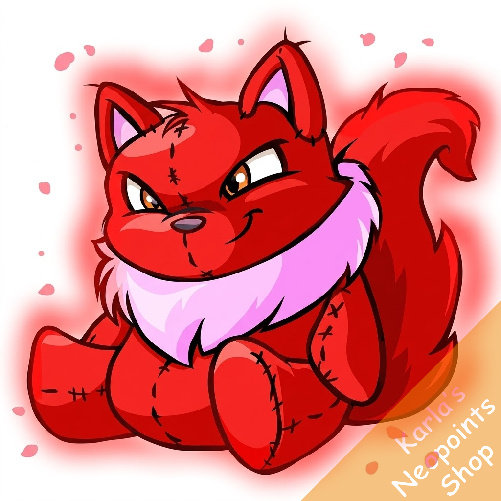 Magical Red Wocky Plushie