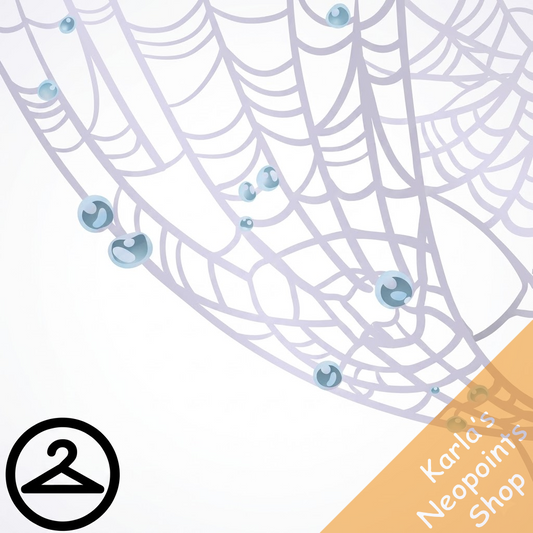 Dewy Spyderweb Garland