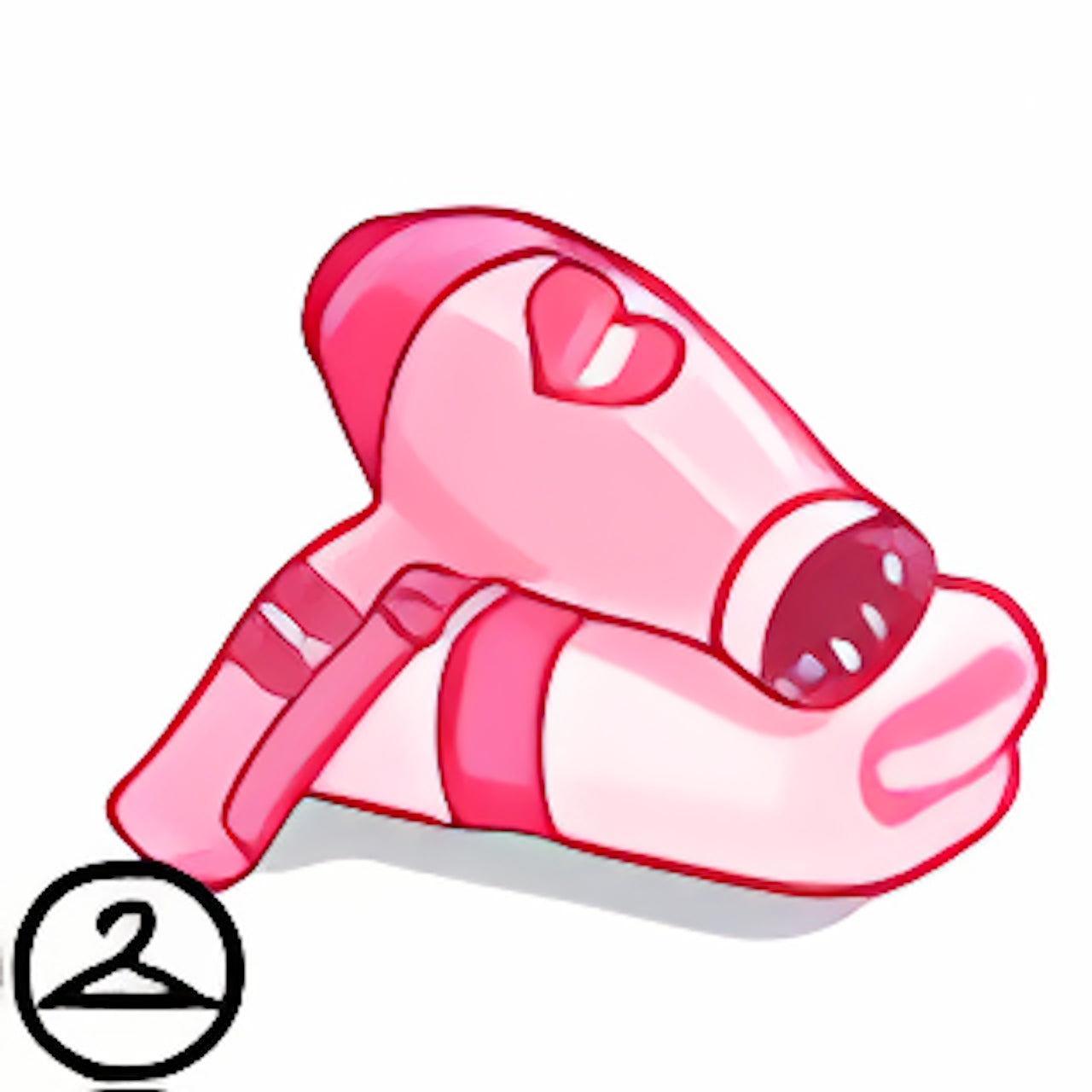 Pink Usuki Hair Dryer Handheld