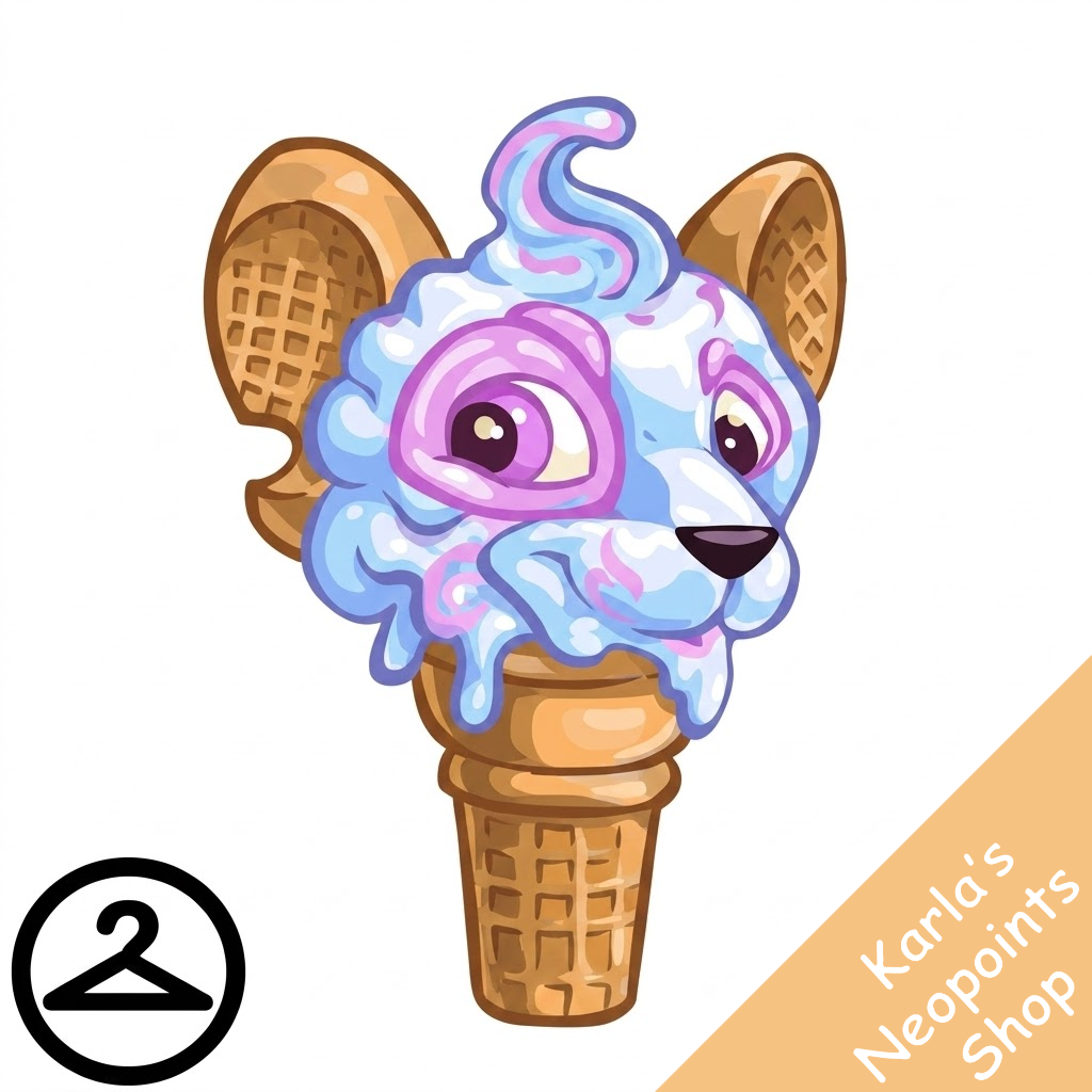 Kougra Ice Cream Cone