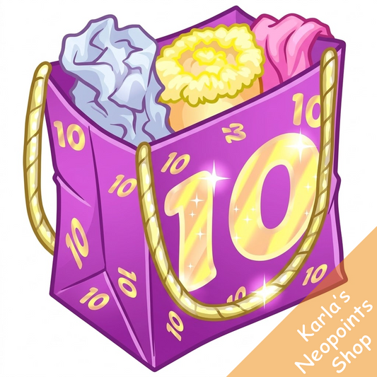 Neopets 10th Birthday Goodie Bag