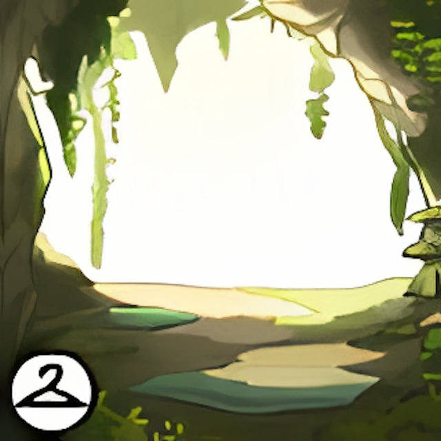 Secret Spot Behind A Waterfall Trinket