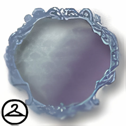 Dyeworks Silver: Ornate Mirror Reflection