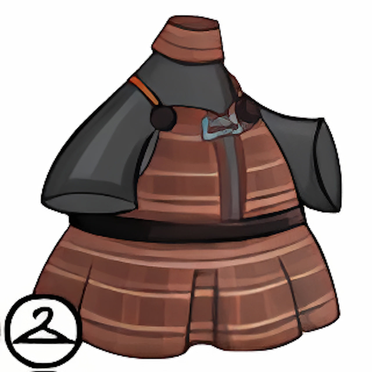 Grungy Plaid Dress and Black Longsleeve