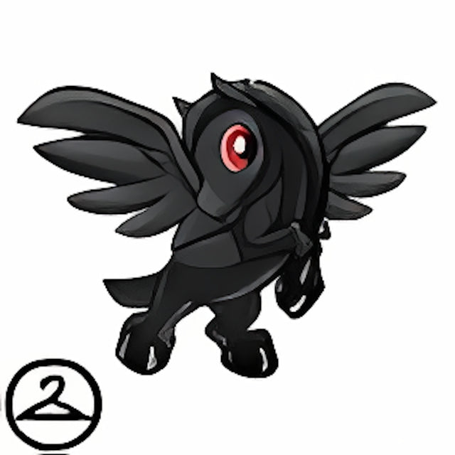 Flying Black Alabriss Petpet Companion Foreground