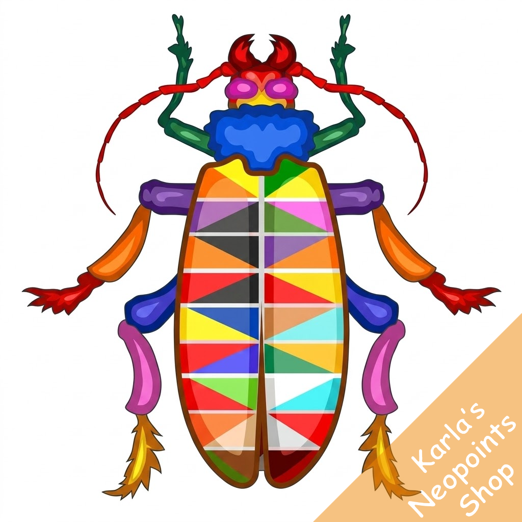 Mysterious Vibrant Collectable Scarab