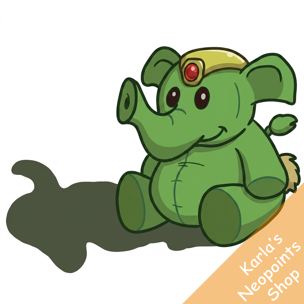 Magical Green Elephante Toy