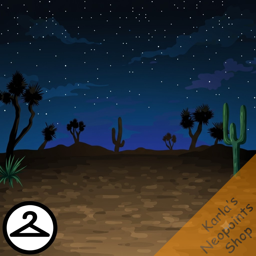 Desert Night Background