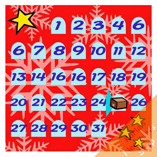 Snowflake Chocolate Advent Calendar