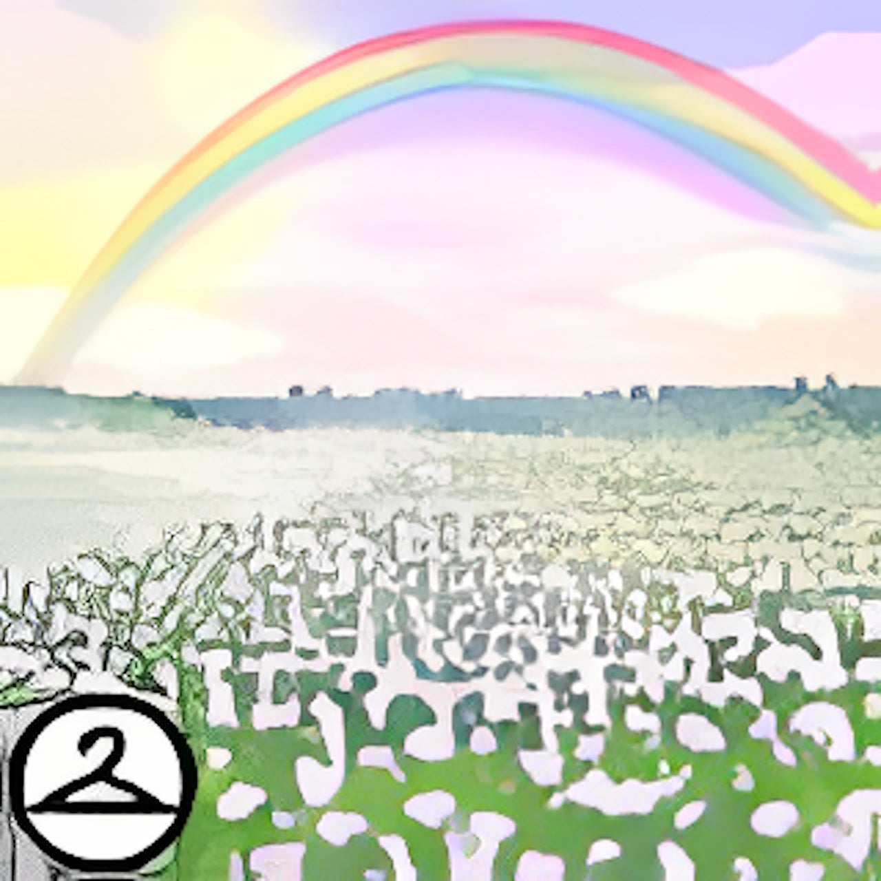 Dyeworks Lavender: Rainbow Field Background