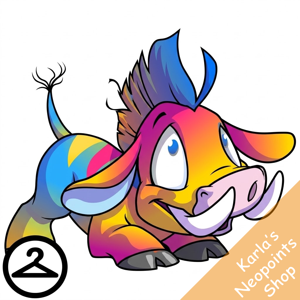 Prismatic Pansexual: Adoring Rainbow Moehog