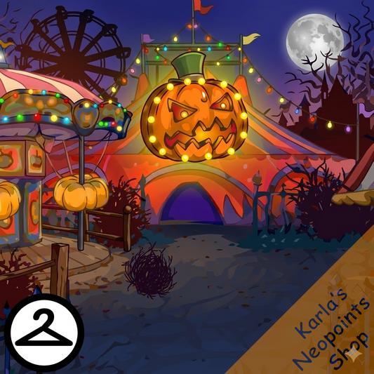 Haunted Theme Park Background