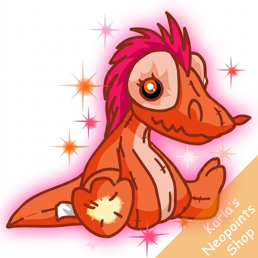 Magical Red Krawk Plushie