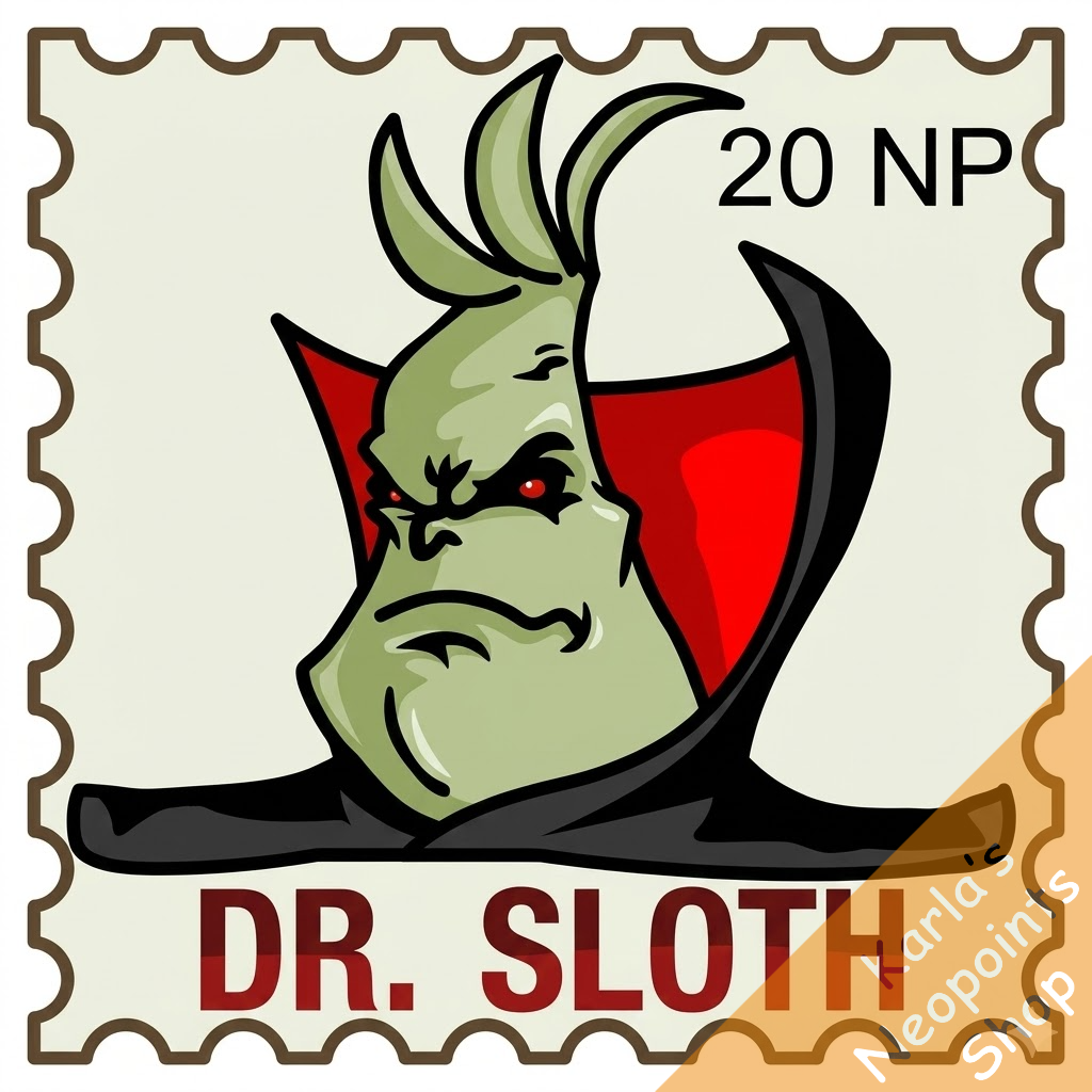 Dr. Sloth Stamp