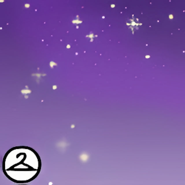 Dyeworks Dark Purple: Celestial Stars Trinket