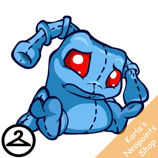 Magical Blue Grundo Plushie Handheld