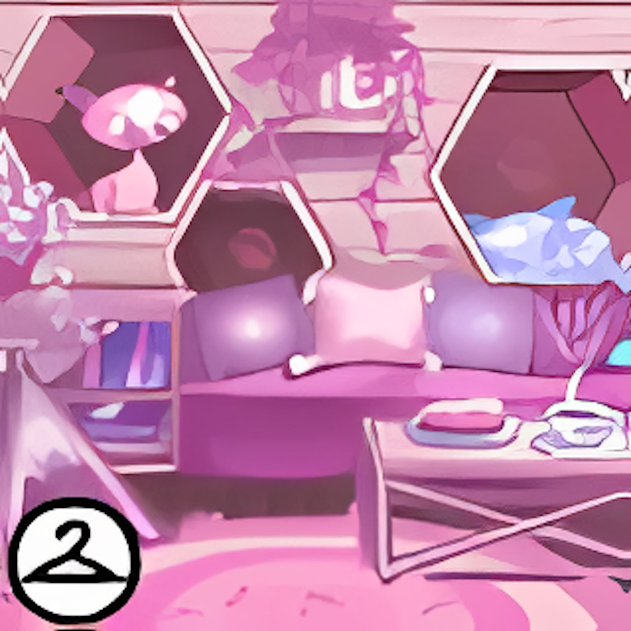 Dyeworks Pink: Kadoatie Cafe Background