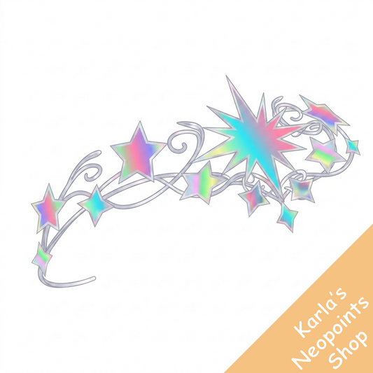 25th Anniversary Iridescent Starry Circlet