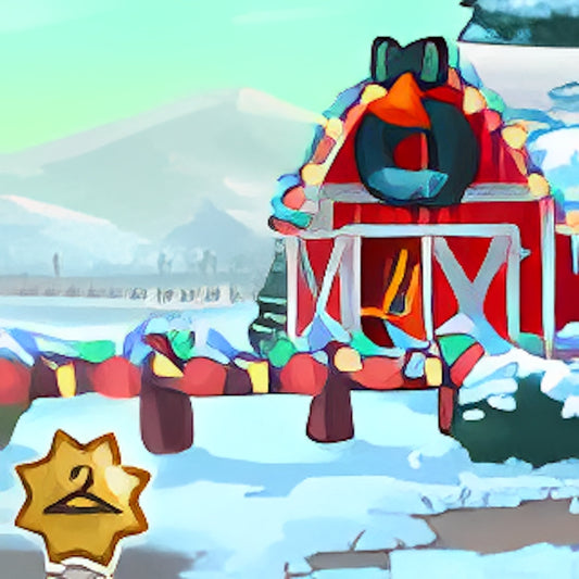 Christmas Nuk Farm Background