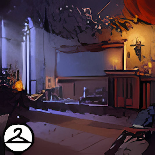 Dark Academia Classroom Background