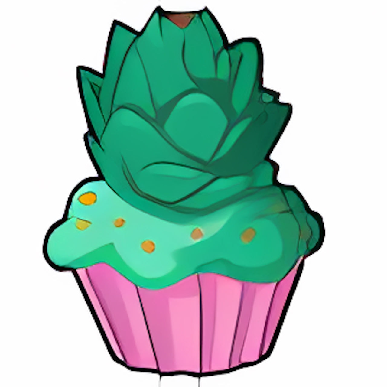 Artichoke Cupcake