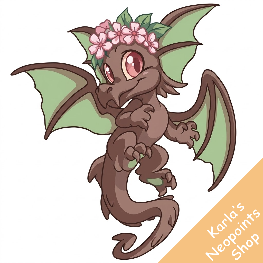 Prismatic Blossom: Blooming Woodland Draik