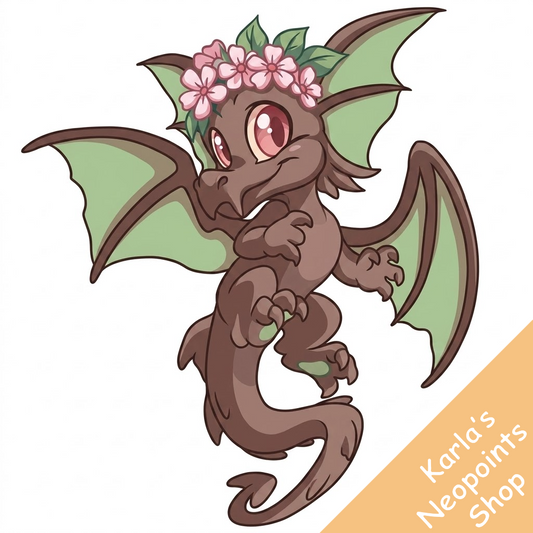 Prismatic Blossom: Blooming Woodland Draik