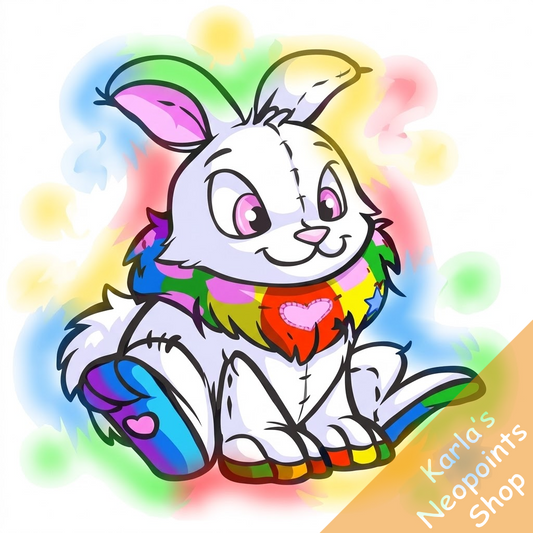 Magical Rainbow Cybunny Plushie