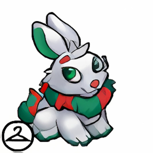 Habbo Hotel Christmas Cybunny Companion Foreground