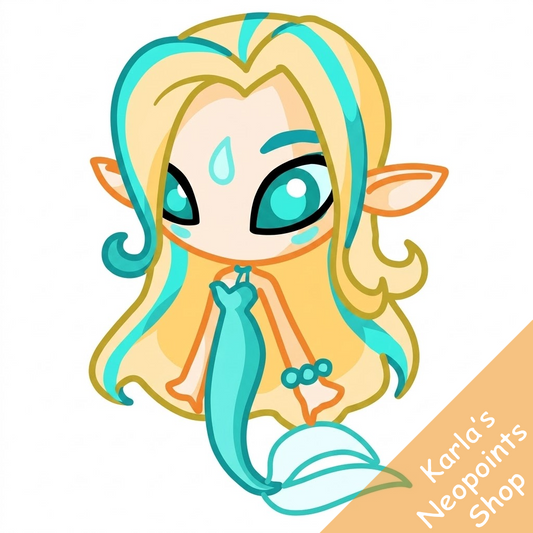 Rainbow Fountain Faerie Doll