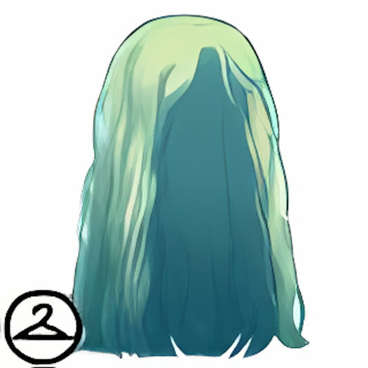 Curly Enchanted Forest Green Wig