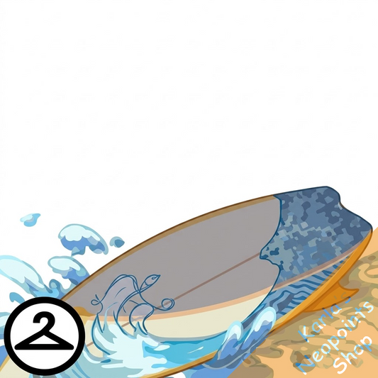 On Top of Surfboard Trinket