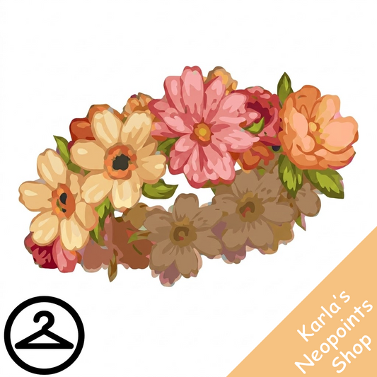 Dyeworks Sunset: Maraquan Spring Flower Crown