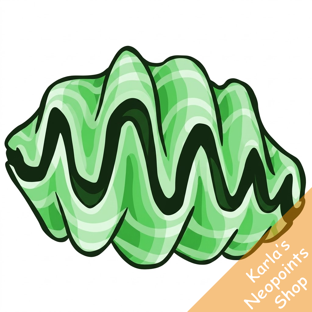 Green Clam Shell