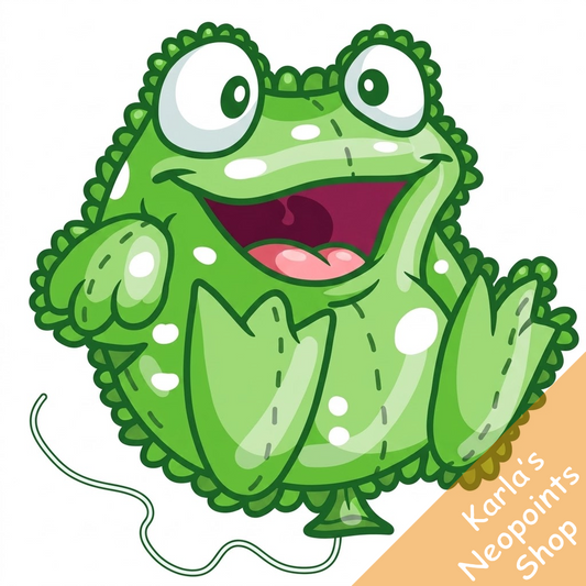 Speckled Quiggle Balloon