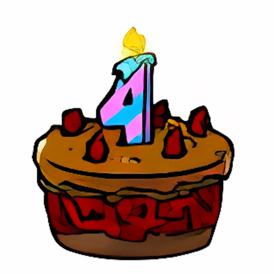 Mini Chocolate Birthday Cake