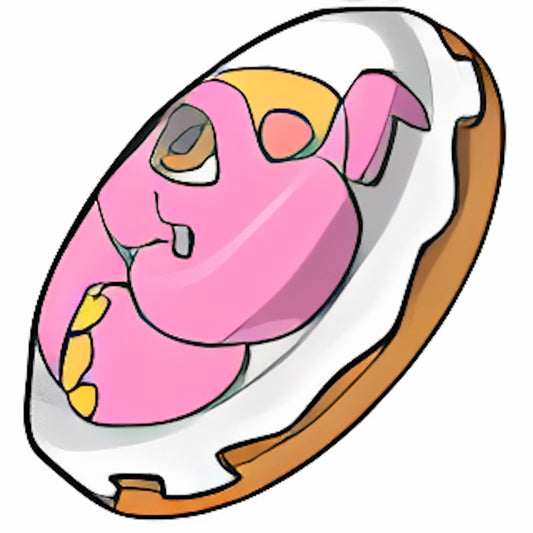 Pink Elephante Cookie