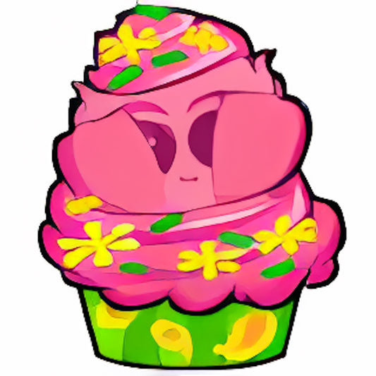 Disco JubJub Cupcake