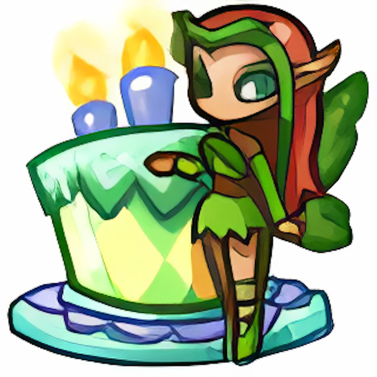 10th Birthday Illusen Cake